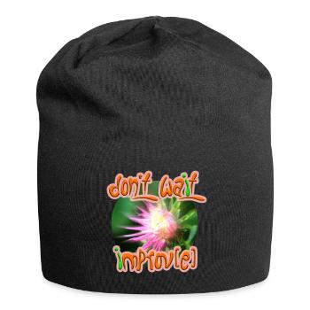 Don't wait improv(e) - Jersey-Beanie - Schwarz - Vorne