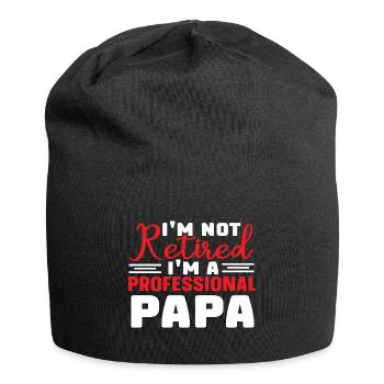 Fête des Pères - Bonnet en jersey - noir - Devant