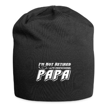 Fête des Pères - Bonnet en jersey - noir - Devant