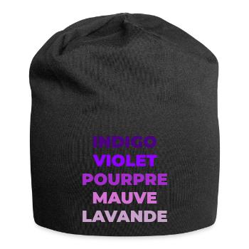 Variantes de Couleurs - Bonnet en jersey - noir - Devant