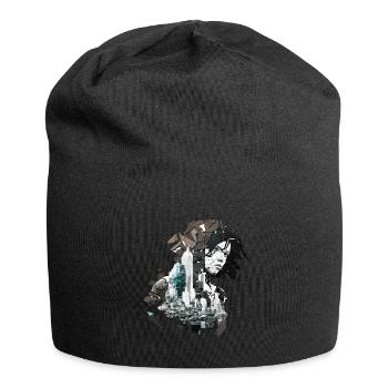 Anime No25 - Jersey-Beanie - Schwarz - Vorne