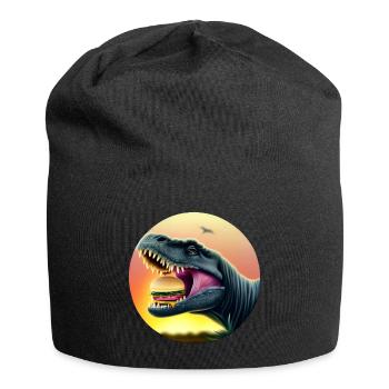 Cheeseburger Dinosauerier - Bonnet en jersey - noir - Devant
