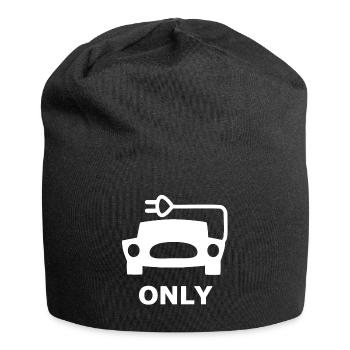 Parking for e-cars - Jersey Beanie - black - Front