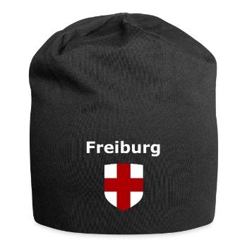 Les Fribourgeois - Bonnet en jersey - noir - Devant
