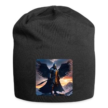 Fantasy Angel Knight - Jersey Beanie - black - Front