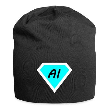 Technologie informatique artificielle - Bonnet en jersey - noir - Devant