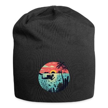 Taucher - Jersey-Beanie - Schwarz - Vorne