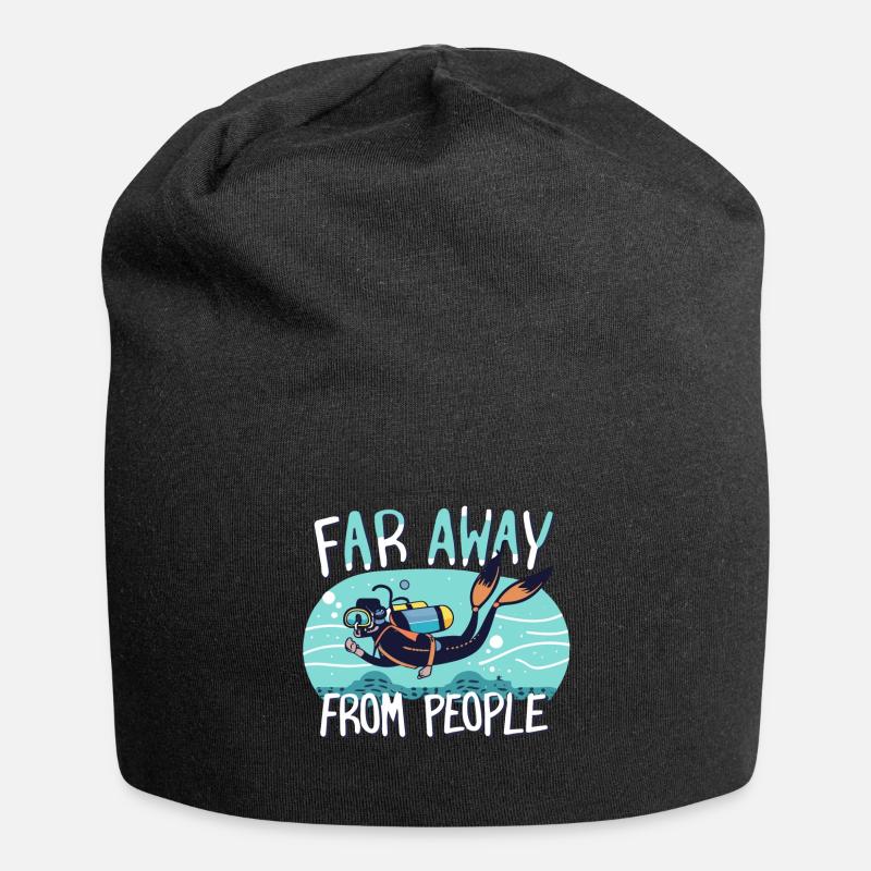 Taucher - Jersey-Beanie - Schwarz