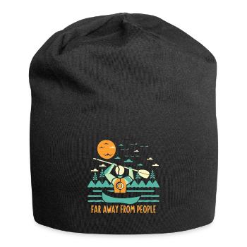 Kanu - Jersey-Beanie - Schwarz - Vorne