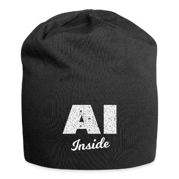 Funny, clever and smart - Jersey Beanie - black - Front