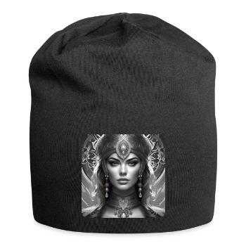 Mystical Fantasy Woman - Jersey Beanie - black - Front