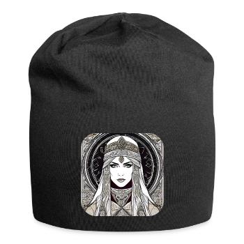 Mystical Fantasy Woman - Jersey Beanie - black - Front