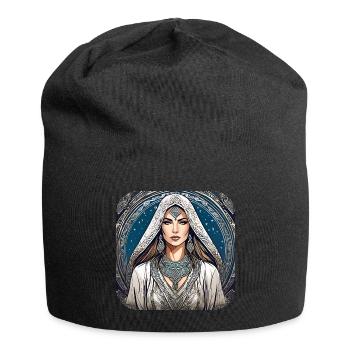 Mystical Fantasy Woman - Jersey Beanie - black - Front