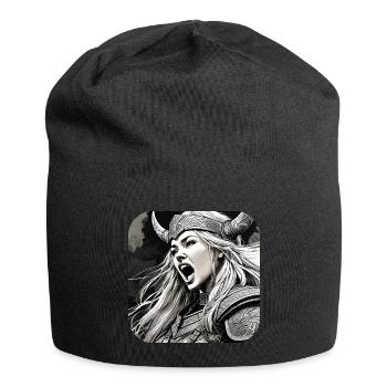 Proud Viking Germanin Shieldmaiden - Jersey Beanie - black - Front