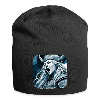 Proud Viking Germanin Shieldmaiden - Jersey Beanie - black - Front