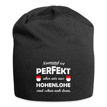 The Hohenloher - Jersey Beanie - black - Front