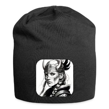 Stolze Wikinger in Germanien Schildmaid - Jersey-Beanie - Schwarz - Vorne