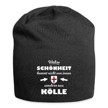 Chez soi à Kölle - Bonnet en jersey - noir - Devant