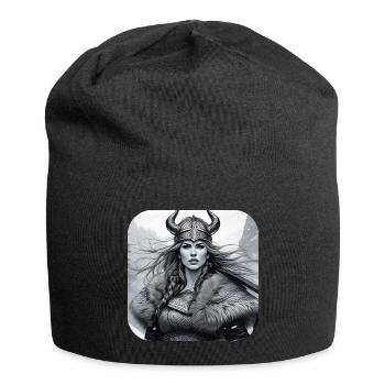 Proud Viking Germanin Shieldmaiden - Jersey Beanie - black - Front