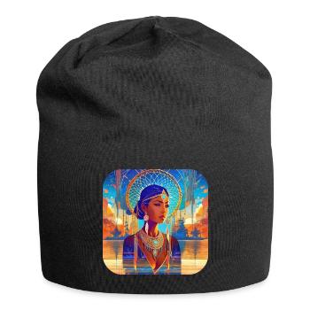 Chaman fantastique mystique avec attrape-rêves - Bonnet en jersey - noir - Devant