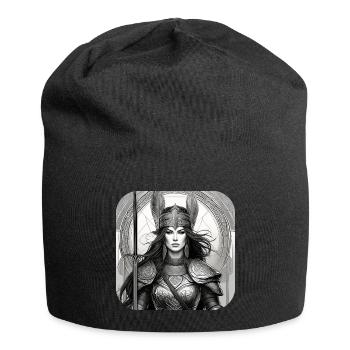 Proud Viking Germanin Shieldmaiden - Jersey Beanie - black - Front