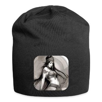 Danseuse orientale mystique - Bonnet en jersey - noir - Devant