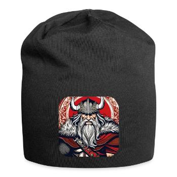 Proud Viking Warrior Germanic - Jersey Beanie - black - Front