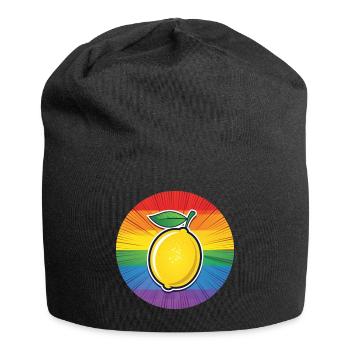 LGBTQ Lemon Lime - Jersey Beanie - black - Front