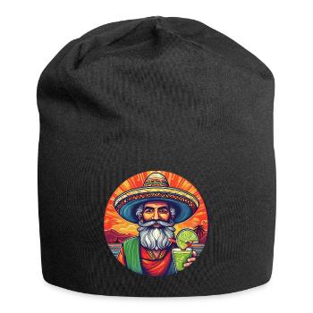 5 de Mayo Party Drinko de Mayo Mexican Man - Jersey Beanie - black - Front