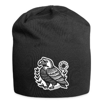 Aigle Tête d’aigle - Bonnet en jersey - noir - Devant