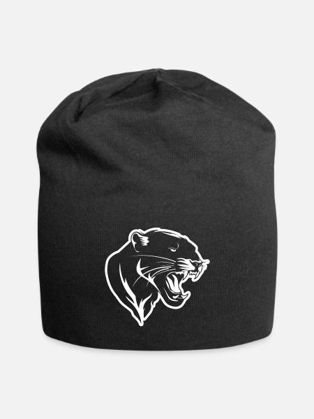 Panther - Jersey-Beanie - Schwarz