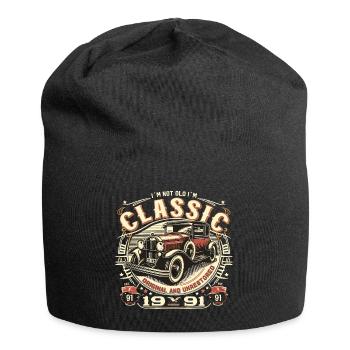 33. Geburtstag Oldtimer 1991 NOT OLD CLASSIC - Jersey-Beanie - Schwarz - Vorne