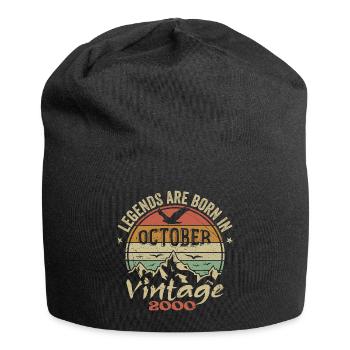 Awesome Since October 2000 - October 2000 Gift - Jersey Beanie - black - Front