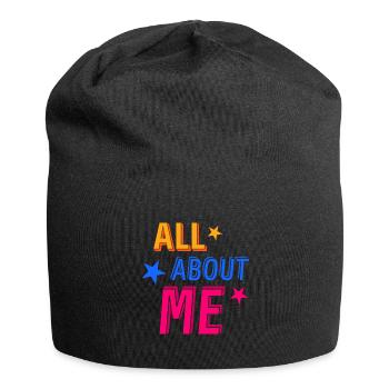 All About Me - Jersey Beanie - black - Front