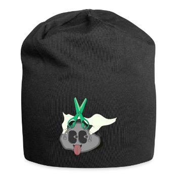 EINHEIT - Jersey-Beanie - Schwarz - Vorne
