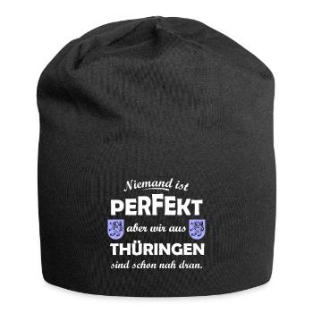 Thuringia in the east - Jersey Beanie - black - Front