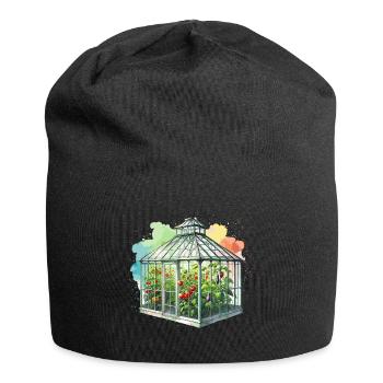 Dream greenhouse #1 - Jersey Beanie - black - Front