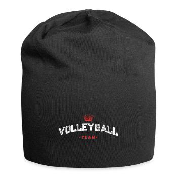 Équipe de volley-ball - Bonnet en jersey - noir - Devant