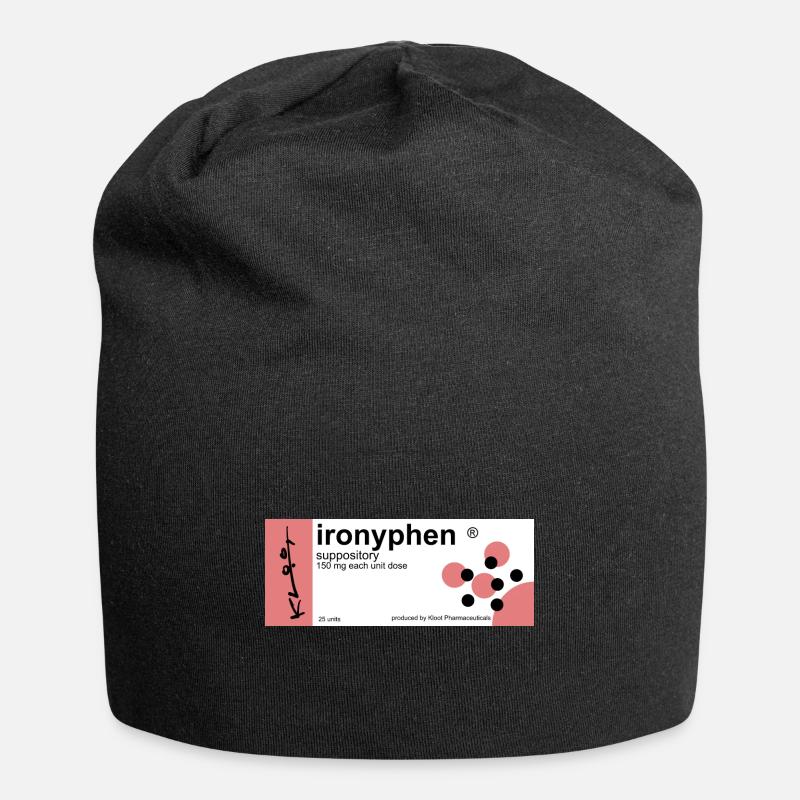 Ironyphen - Jersey-Beanie - Schwarz