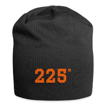 BBQ Gift Grilling Chef Steak Bratwurst - Jersey Beanie - black - Front