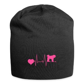 Bouvier des Flandres Flemish Hound Mom - Jersey Beanie - black - Front