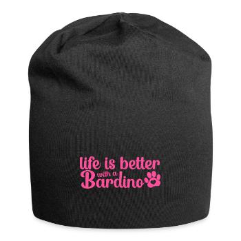 Bardino Majorero Canario Maman maîtresse est mieux - Bonnet en jersey - noir - Devant