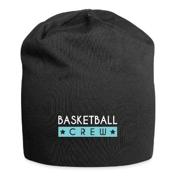 Équipe de basket-ball - Bonnet en jersey - noir - Devant