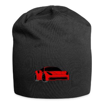 Auto - Jersey-Beanie - Schwarz - Vorne