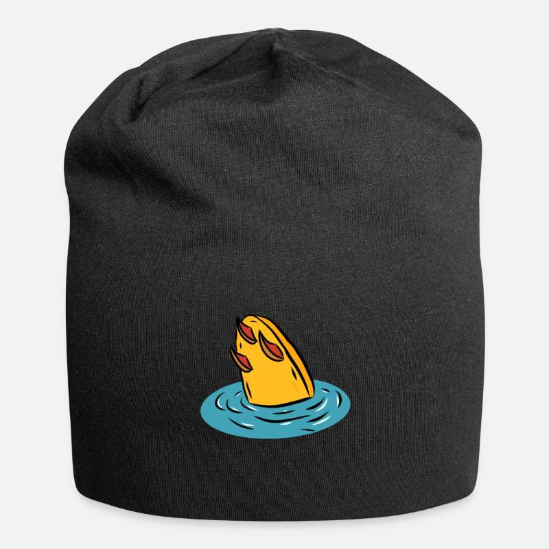 surf - Bonnet en jersey - noir