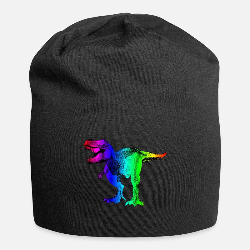 Techno T-Rex - Jersey-Beanie - Schwarz
