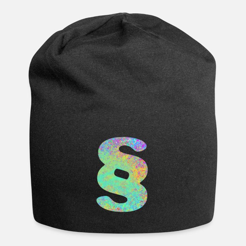 Paragraph § - Jersey-Beanie - Schwarz