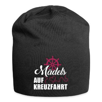 Kreuzfahrt - Jersey-Beanie - Schwarz - Vorne