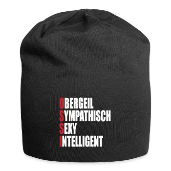 Ossi Geschenk DDR Ostdeutschland Generation - Jersey-Beanie - Schwarz - Vorne