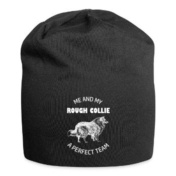 Rough Collie Perfect Team - Jersey Beanie - black - Front